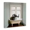 Stupell Industries Minimal Elephant Bathtime Canvas, design by Sasha